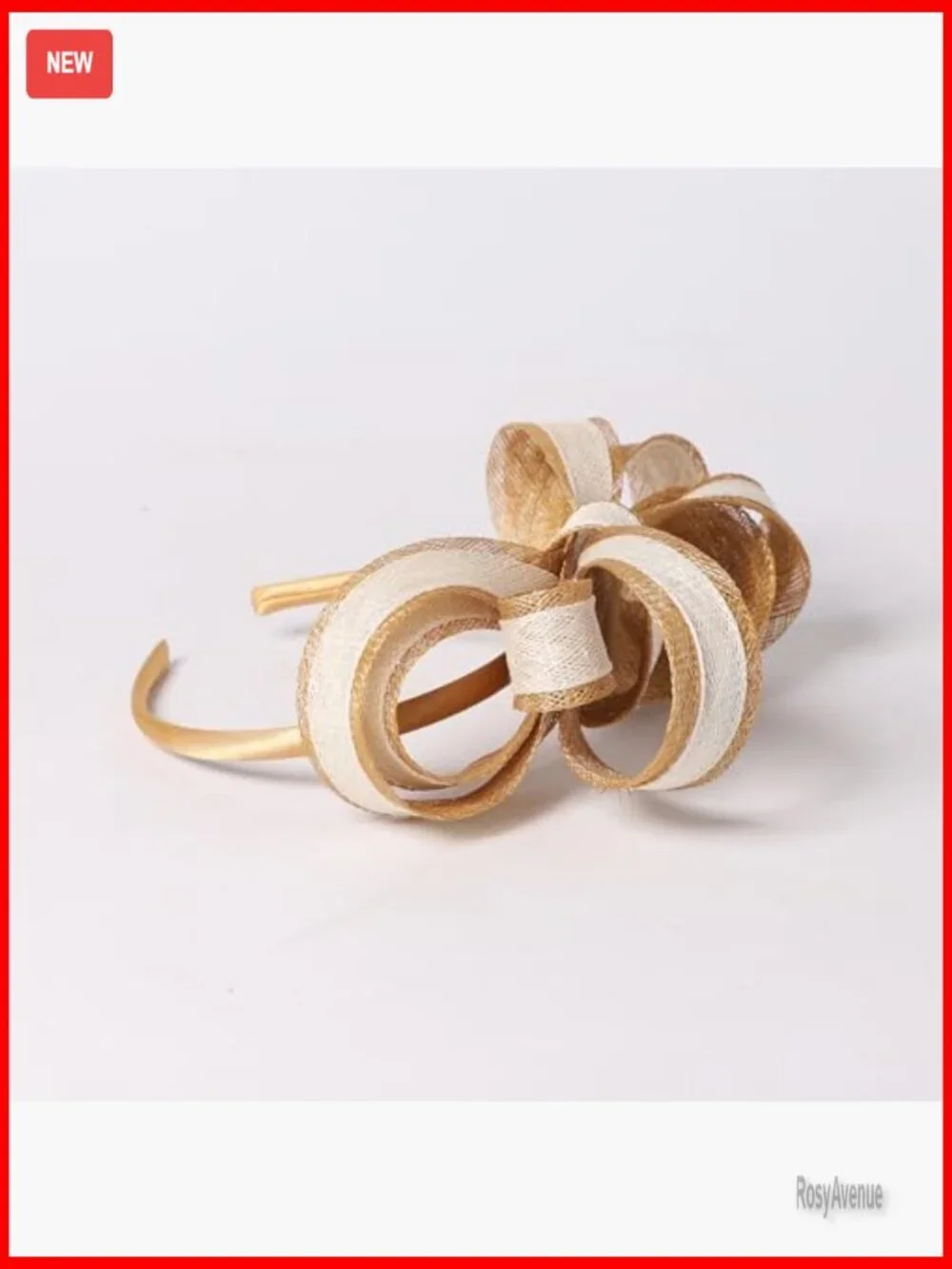 Sinamay Derby Hat with Bow for Weddings Parties Formal Events